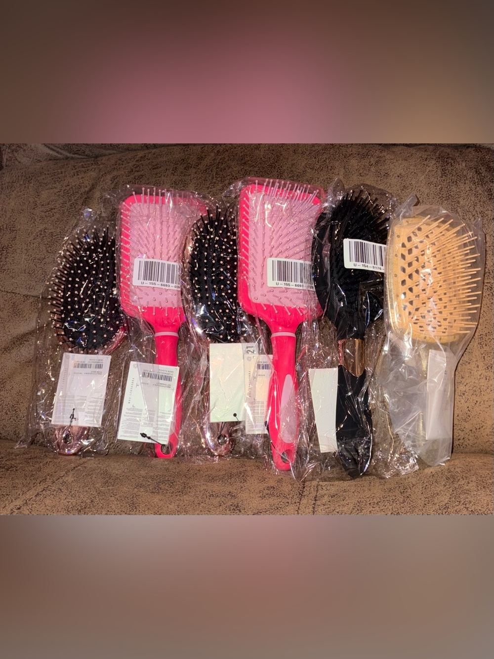 Your Choice Two Hairbrushes- NEW
